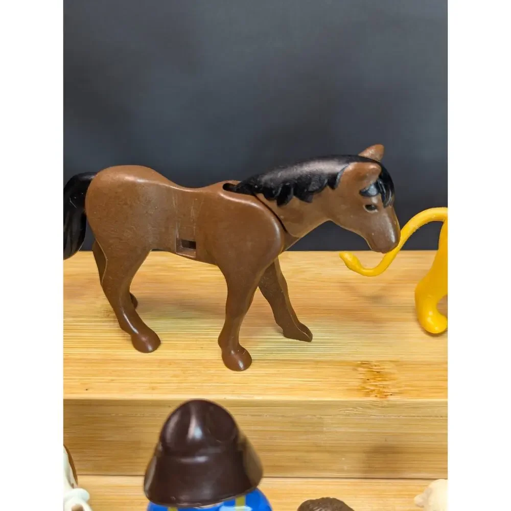 Playmobil Mixed Animals Lot Zebra Horse Deer Tapir Sheep Goat Figure 27pcs